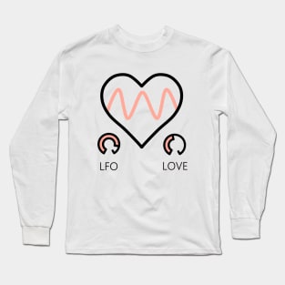 LFO LOVE Music Producer Long Sleeve T-Shirt